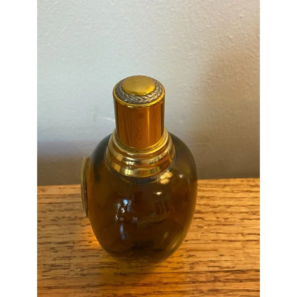 VTG Savage Cologne By Panco LTD 4.25 oz (No Box) Gold Glass Original Rare
